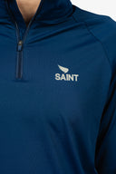 Women's SA1NT 1/4 Zip Thru Top | Navy