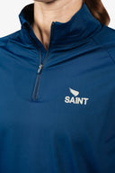 Women's SA1NT 1/4 Zip Thru Top | Navy