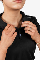 Womens Essential  Polo | Black
