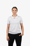 Womens Essential Polo | White