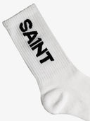 SA1NT Bamboo Crew Socks, 5 Pack | White