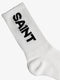 Unisex SA1NT Bamboo Crew Socks | White