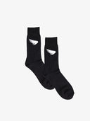 Unisex SA1NT Winter Bamboo Crew Socks | Black
