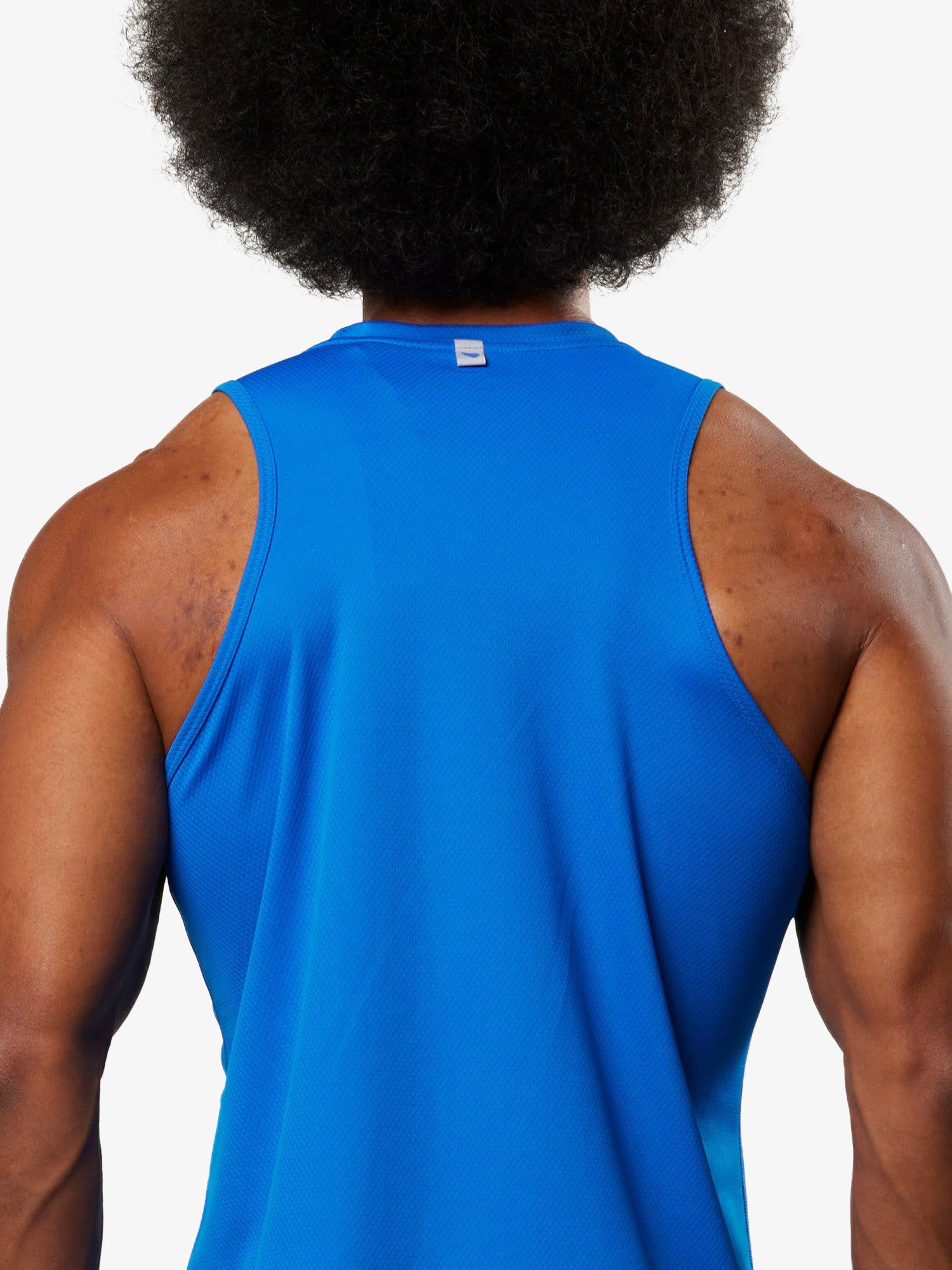 Men&#39;s Run Singlet - Blue