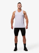 Men's Run Singlet | White