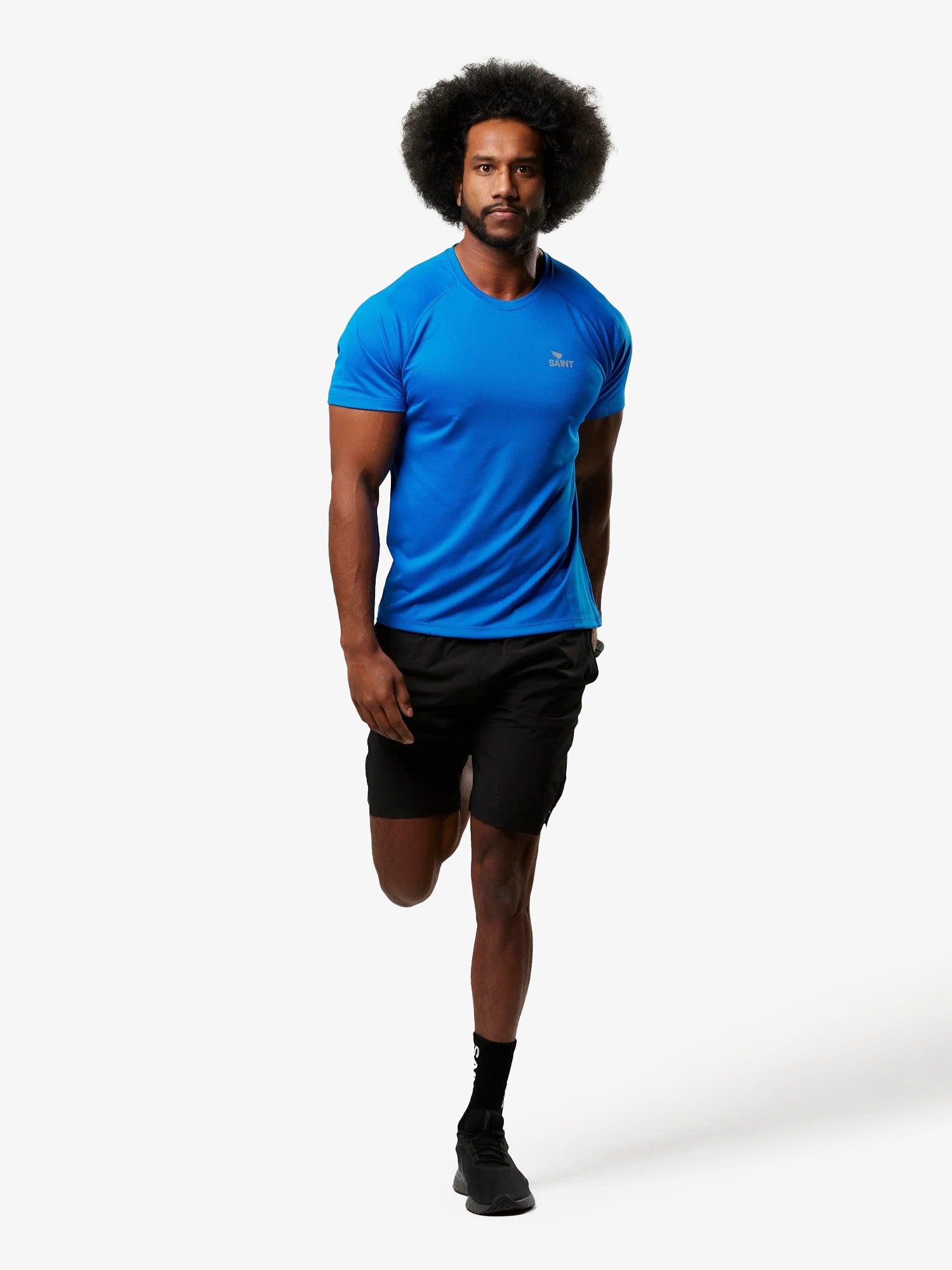 Men&#39;s Run T-shirt - Blue
