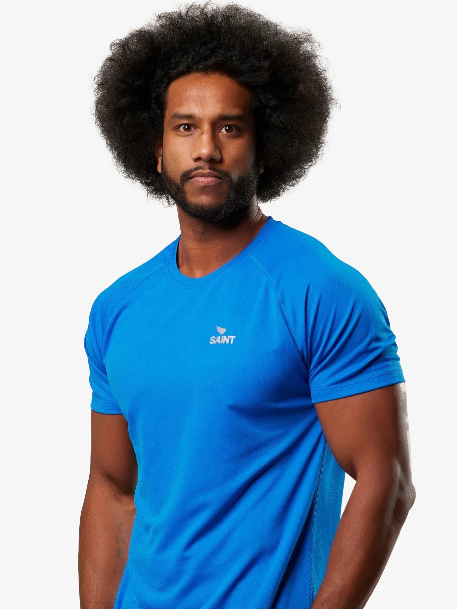 Men&#39;s Run T-shirt - Blue