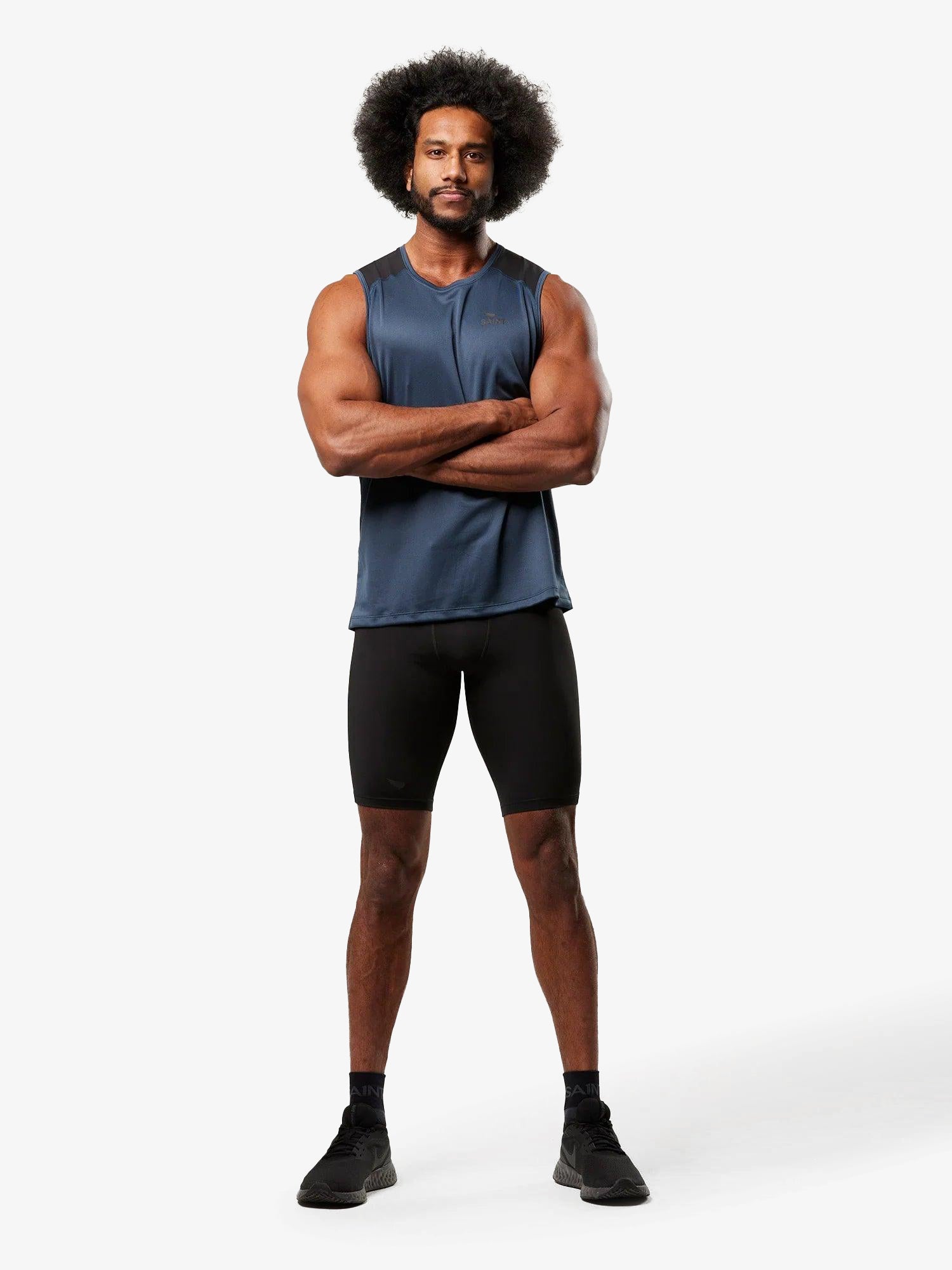 Men&#39;s Training Tank - Petrol Blue