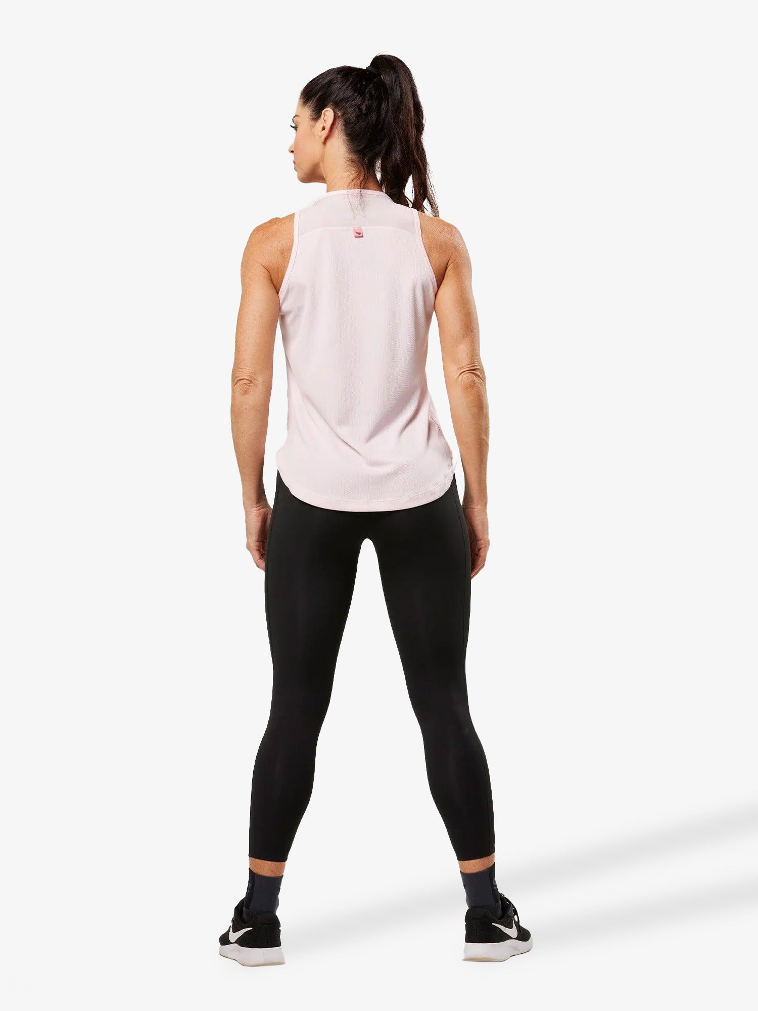 Women&#39;s Hi-Neck Training Tank - Pink