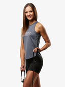 Women's Hi-Neck Training Tank | Grey