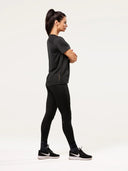Women's Training T-shirt - Black | SA1NT LAYERS
