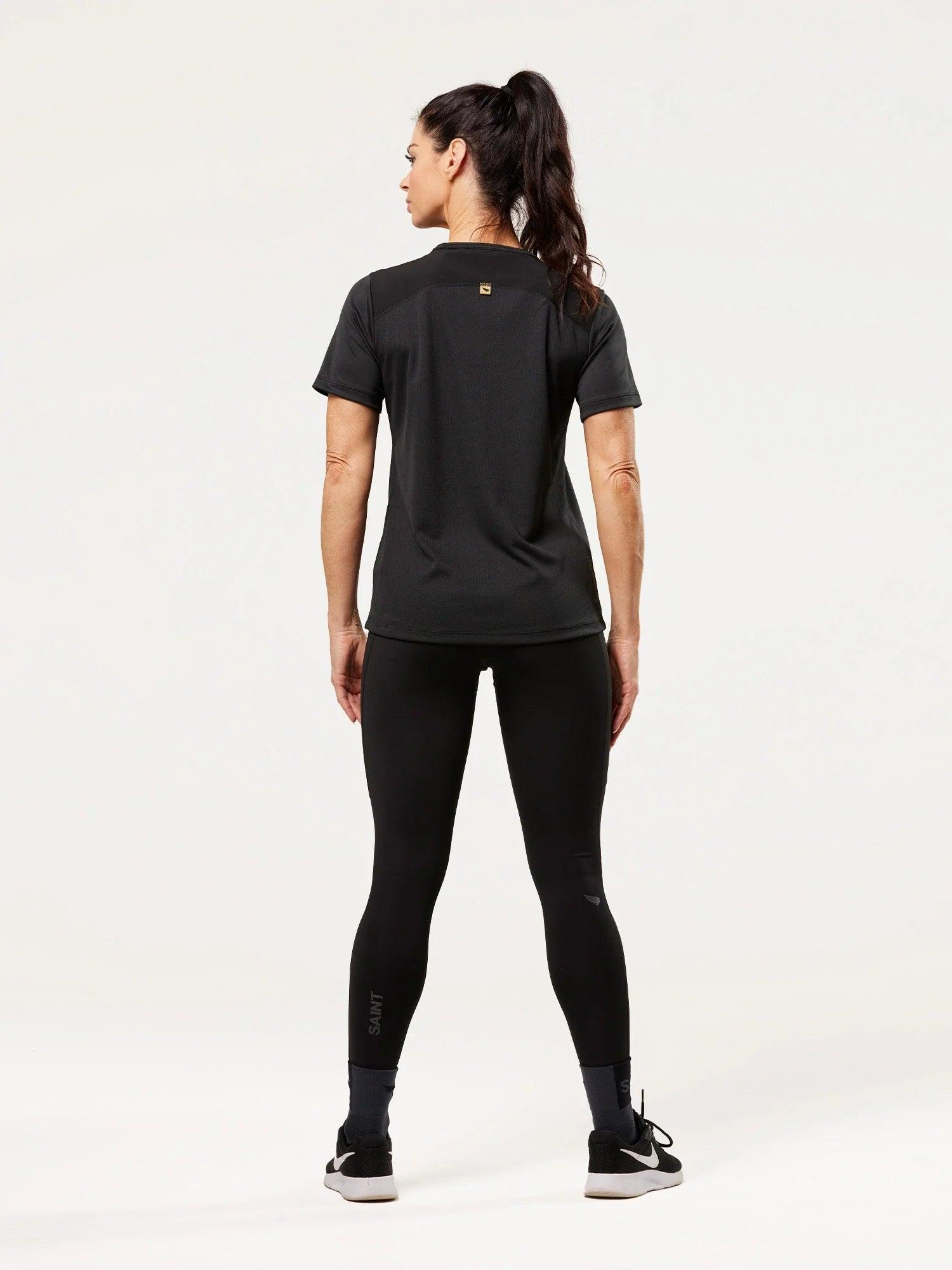 Women&#39;s Training T-shirt - Black | SA1NT LAYERS